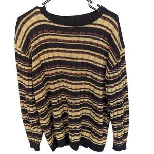 Alfred Dunner Sweater Womens Plus Size 2X (tag3X) Gold Black Shimmer Long Sleeve